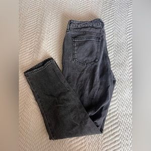 Pacsun black straight leg ripped jeans